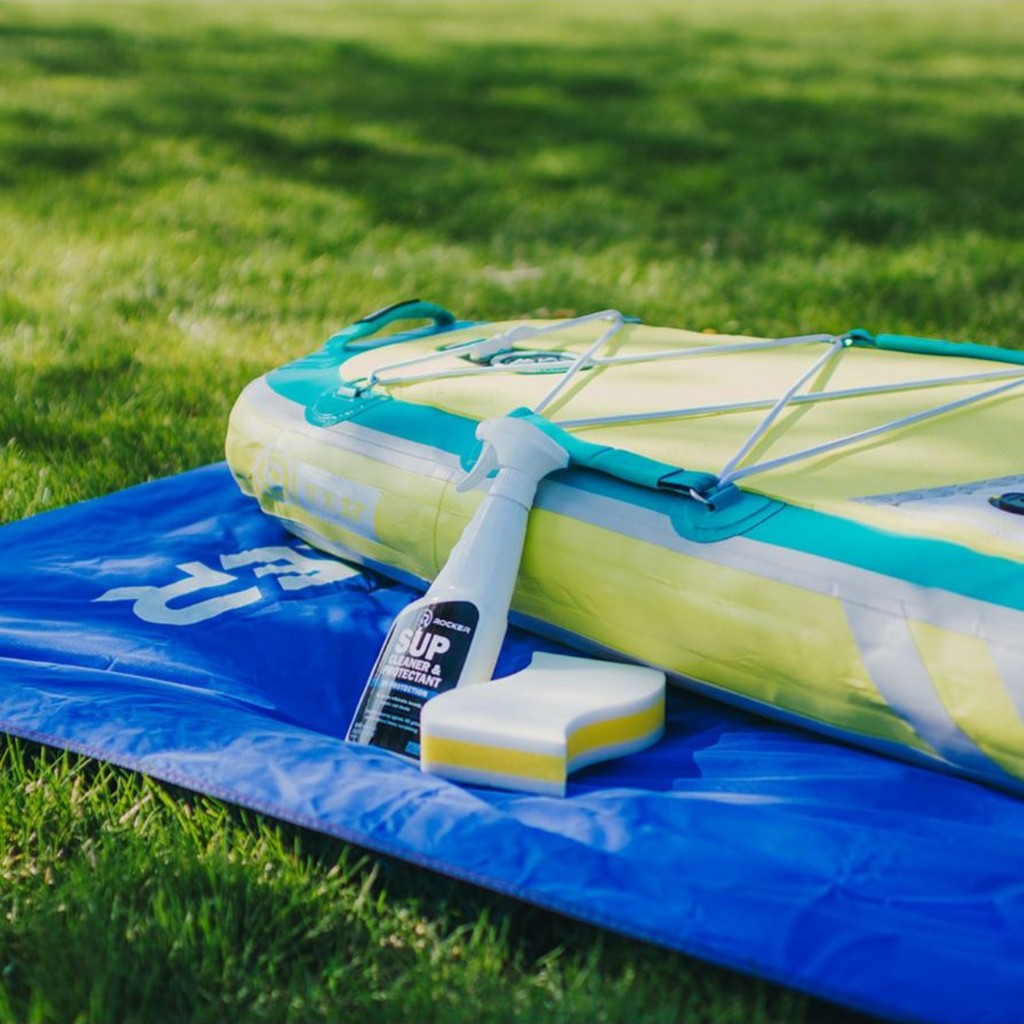 iROCKER SUP Cleaner & Protectant together with the eraser