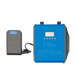 Portable battery connected to electric pump