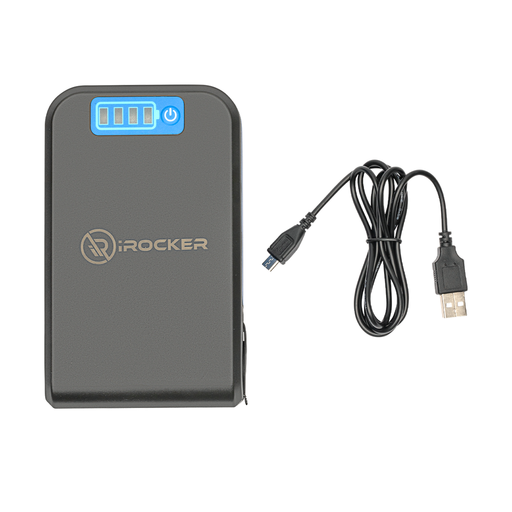 Portable battery for electric pump with cord