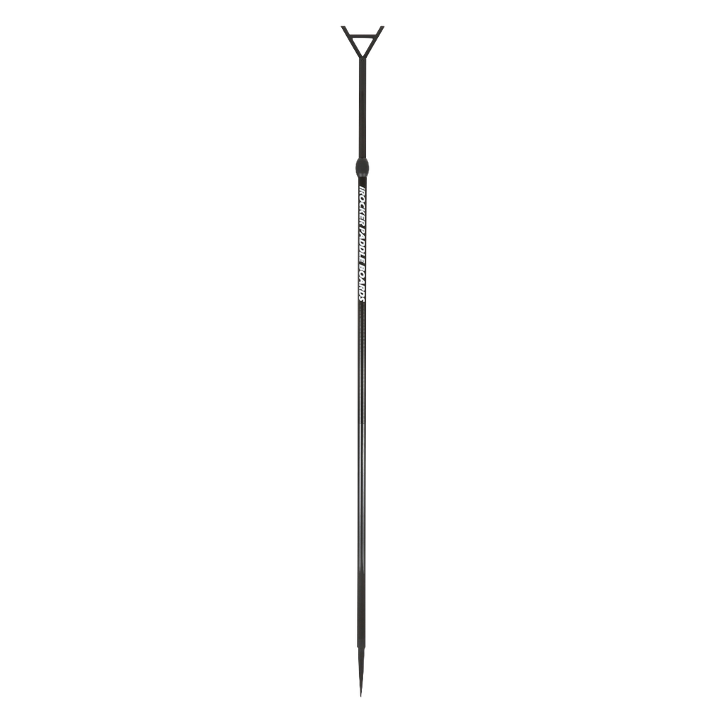 Blackfin push pole attached to paddle