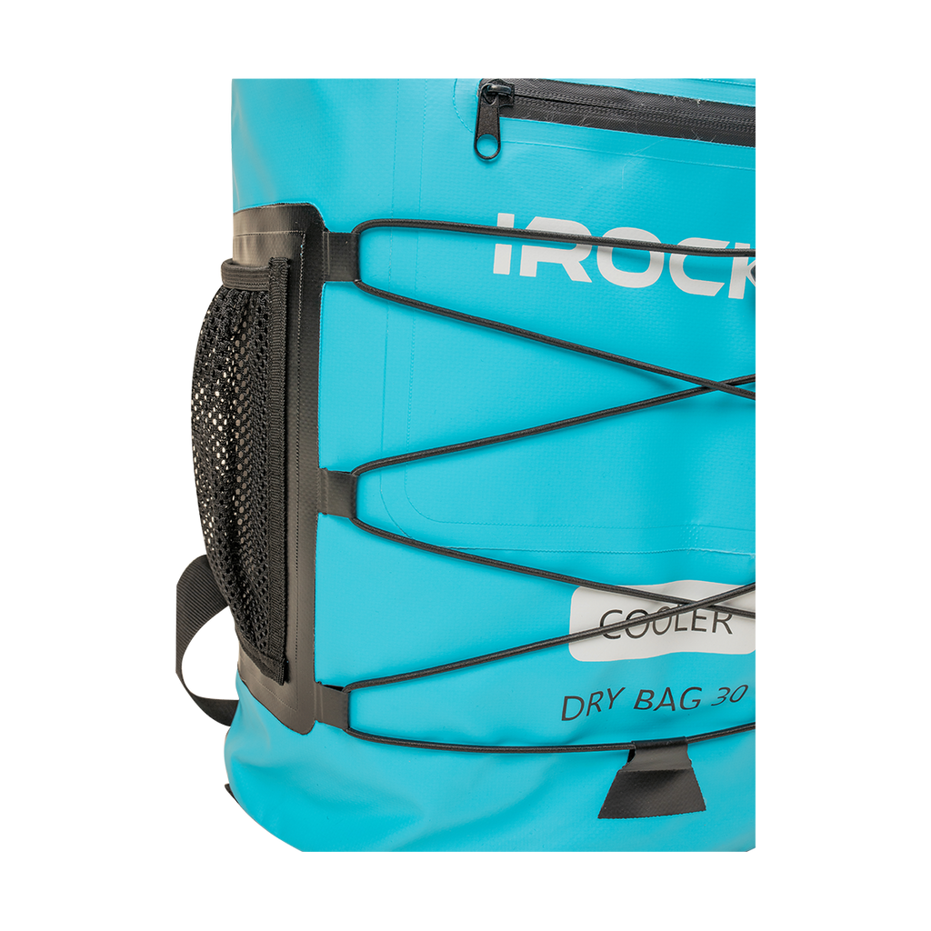 Backpack cooler zoomed on pocket